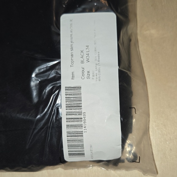 Men's Topman Stetch Slim jeans - Picture 5 of 5